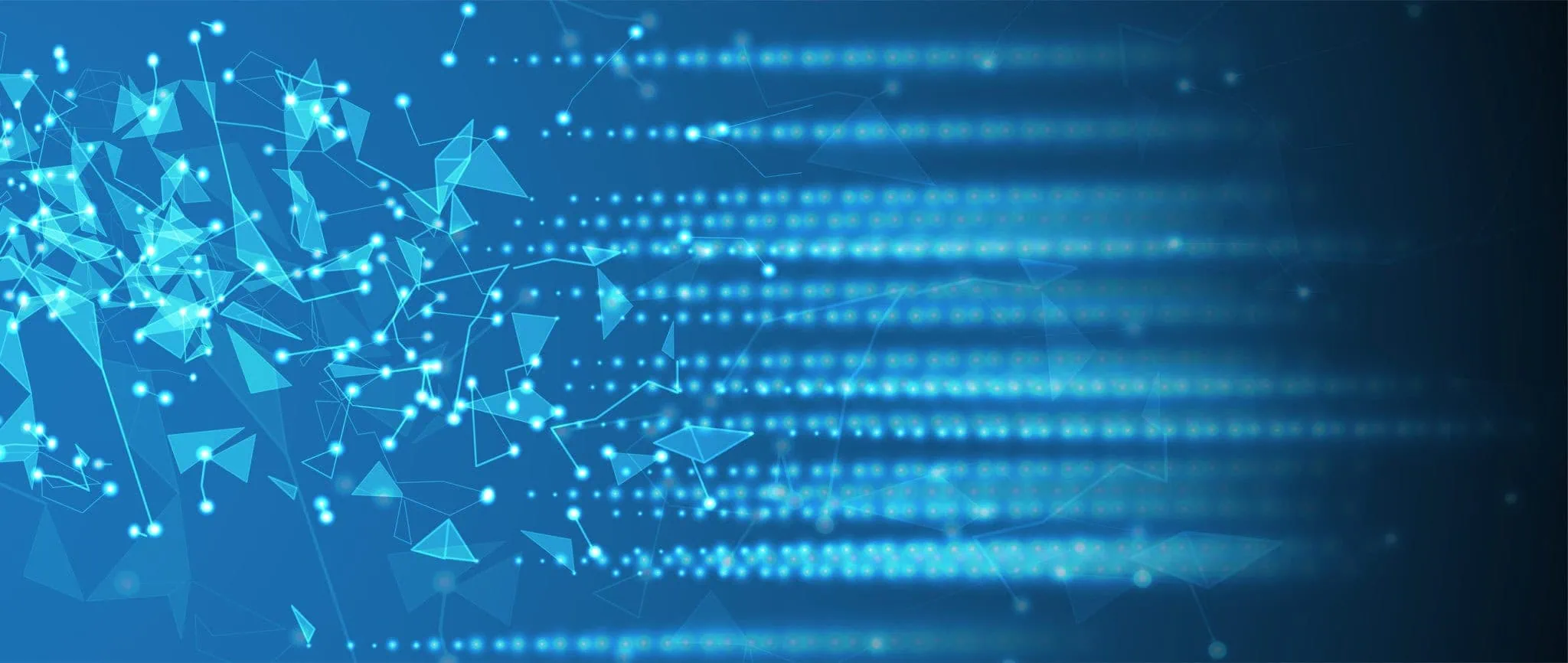 Neural network concept. Connected cells with links. High technology process. Abstract background