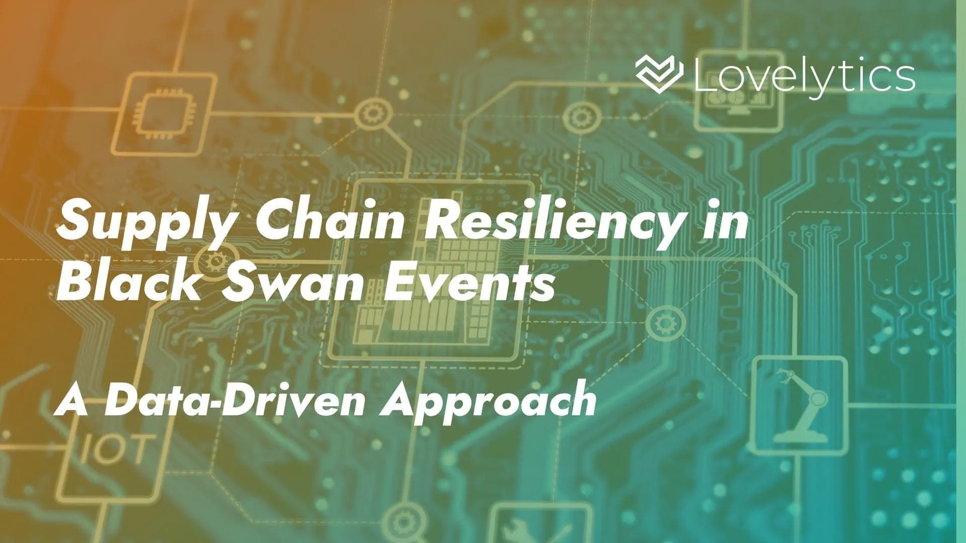 Supply Chain Resiliency in Black Swan Events A Data-Driven Approach