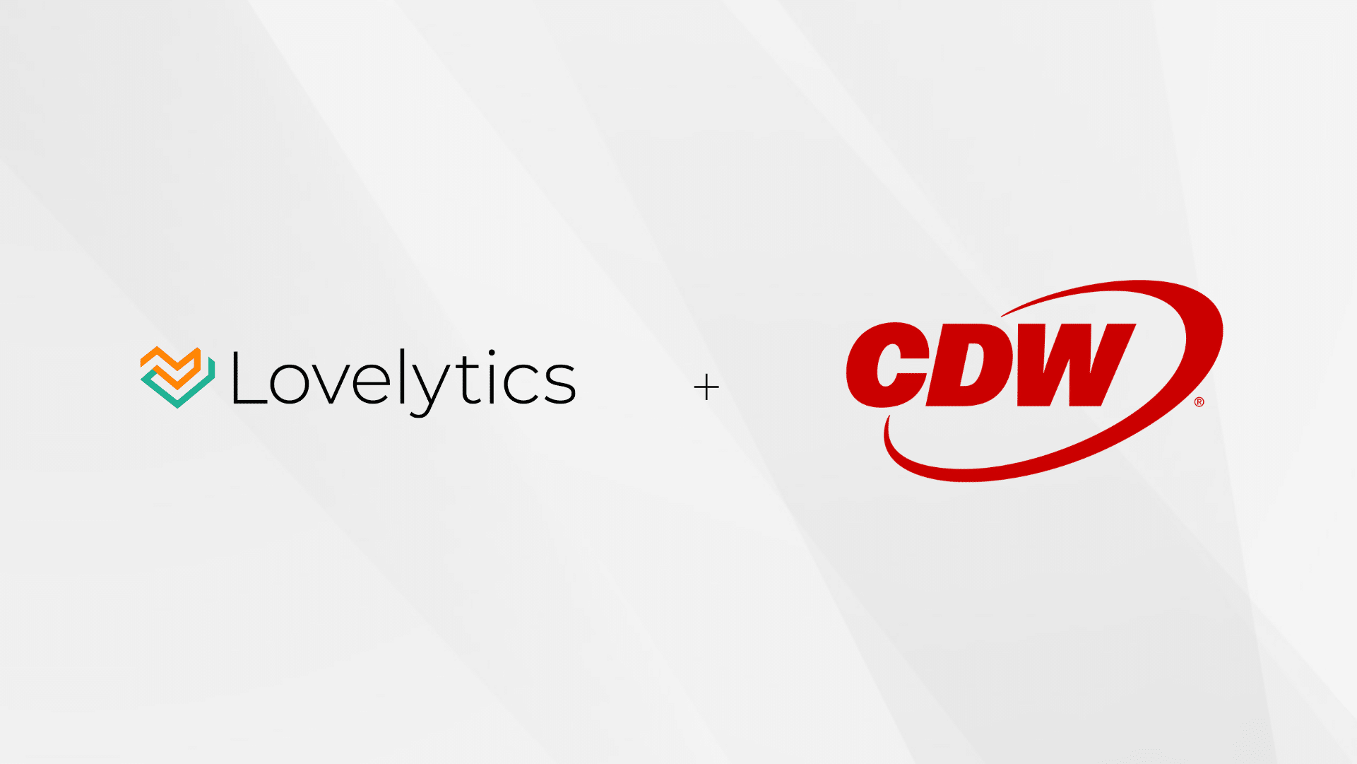 Lovelytics CDW logos side by side